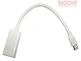 картинка Переходник шт.mini DisplayPort- гн.HDMI, c кабелем 0,2м от интернет магазина Radiovip