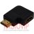 картинка Переходник шт.HDMI -гн.HDMI угловой горизонтальный, gold, пластик от интернет магазина Radiovip