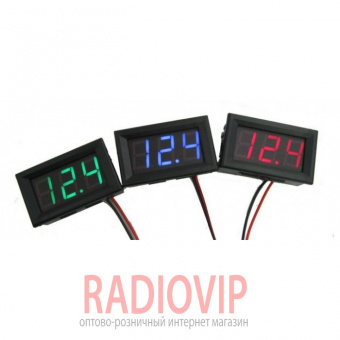 картинка Вольтметр D-SUN 4,5-30 В (синие цифры) от интернет магазина Radiovip