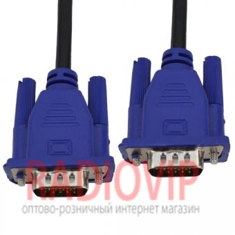 картинка Шнур комп.VGA шт.HDB15pin- шт.HDB15pin, с фильт., 3м от интернет магазина Radiovip