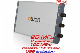 картинка Цифровой осциллограф - приставка OWON VDS1022i от интернет магазина Radiovip