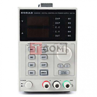 картинка Лабораторный блок питания Korad KA6003D, 60B, 3A от интернет магазина Radiovip