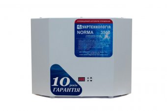 картинка Стабилизатор NORMA 3,5 кВА от интернет магазина Radiovip