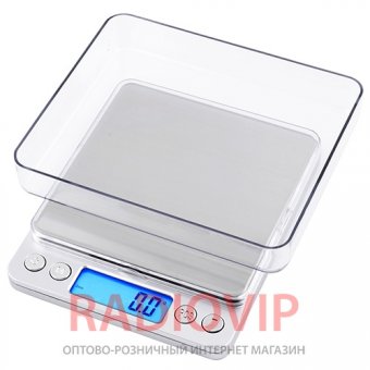 картинка Весы ювелирные 6295, 3кг (0.1г) +чаша от интернет магазина Radiovip