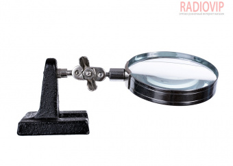 картинка Лупа настольная, круглая, 5Х, диам-65мм от интернет магазина Radiovip