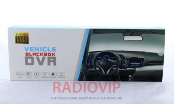 DVR T605 HD зеркало с двумя камерами BlackBox 1080p сенсорный екран
