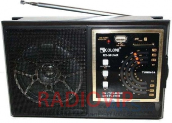 картинка Радиоприемник GOLON RX-98/9922 UAR USB+SD, мультидиапазонный радиоприемник, радио колонка golon от интернет магазина Radiovip