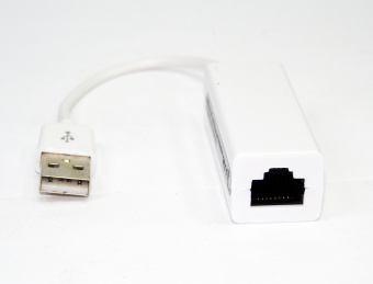 картинка Контроллер USB 2.0 to Ethernet-Сетевой адаптор 10/100Mbps c проводом Q100 от интернет магазина Radiovip