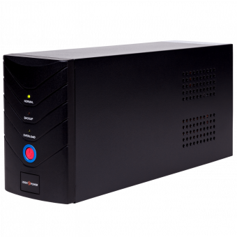 картинка ИБП LogicPower 850VA, 2 евророзетки, 5 ступ. AVR, 8.5Ач12В, металличес от интернет магазина Radiovip