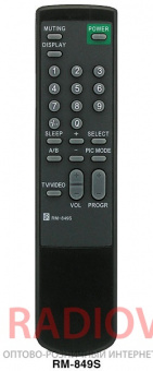 картинка Пульт SONY   RM-849S  корп.ориг  TV от интернет магазина Radiovip