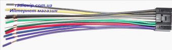 картинка Разъем автомагнитолы Pioneer 16pin, PI16-06 от интернет магазина Radiovip