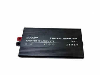 картинка Инвертор с чистой синусоидой 12V в 220V RS2000PT 2000W (макс.4000W) + функция ATS, без зарядки от интернет магазина Radiovip