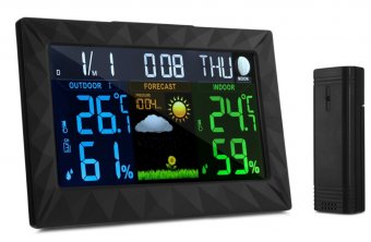 картинка Метеостанция Excelvan TS-Y01 беспроводная цветная от интернет магазина Radiovip