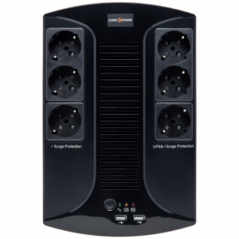 картинка ИБП LogicPower LP 650VA-6PS(455Вт) от интернет магазина Radiovip