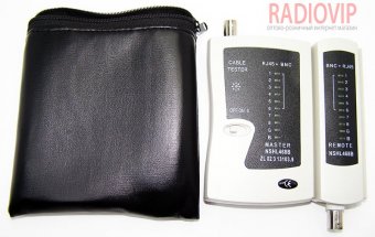 картинка Кабельный тестер витой пары NSHL468B+BNC от интернет магазина Radiovip