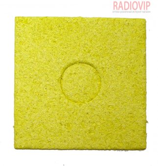 картинка Губка для паяльника 5*5 см тонкая от интернет магазина Radiovip
