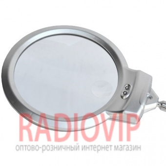 картинка Лупа настольная гибкая, круглая, диам-130мм Magnifier 4B-10 от интернет магазина Radiovip