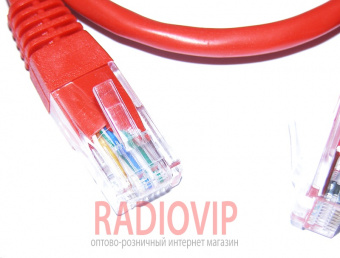 картинка Патч-корд Lp UTP ,RJ45,кат.5Е,0,5м(красный) от интернет магазина Radiovip