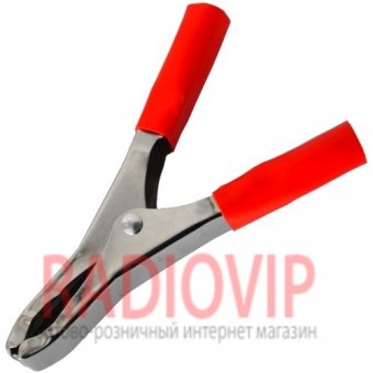картинка Зажим аккумуляторный 50А красный от интернет магазина Radiovip