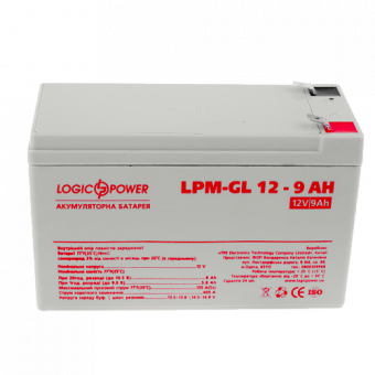 картинка Аккумулятор гелевый  LP-GL 12V 9,0AH от интернет магазина Radiovip