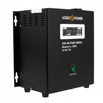 картинка ИБП Logicpower LPA-W-PSW-500VA(350Вт)2A/5A/10A с правильной синусоидой 12В от интернет магазина Radiovip