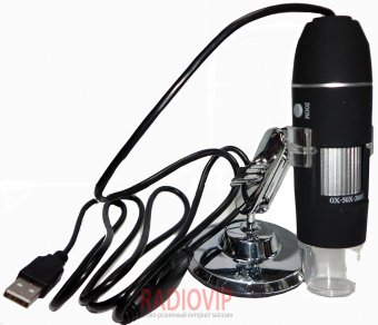 картинка Портативный USB микроскоп цифровой BM-U200 0.3 MPx 50X-200x от интернет магазина Radiovip