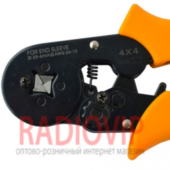 картинка Клещи R'Deer RT-6E для опрессовки трубчатых наконечников 0,25-6мм от интернет магазина Radiovip