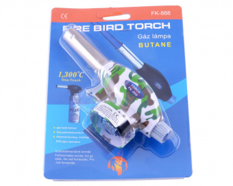 картинка Горелка для газового баллона с пьезоподжигом Fire Bird Torch FK-888 от интернет магазина Radiovip