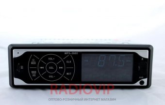 Автомагнитола 3885 ISO - MP3 Player, сенсорные кнопки, FM, USB, SD, AUX