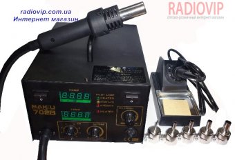 картинка Паяльная станция BAKU 702B от интернет магазина Radiovip