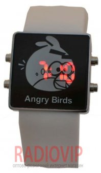 Часы наручные M210 LED Angry Birds