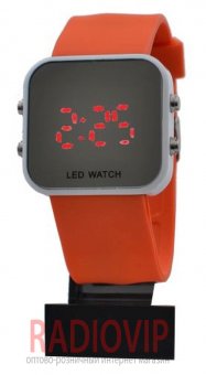 Часы наручные 1004 LED зеркало