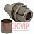 картинка Гнездо N (RG-213)  обжимное,корпус металл от интернет магазина Radiovip