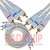 картинка Шнур компонентный 3RCA х 3RCA gold  6+6+6мм, 1,5м. от интернет магазина Radiovip