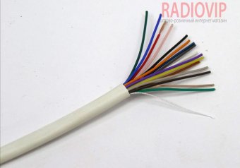 картинка Кабель сигнал. VKcable 16жил без экрана 16Cх(7х0,22мм)CCA, белый, 100м от интернет магазина Radiovip