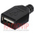 картинка Гнездо USB тип A, под шнур от интернет магазина Radiovip
