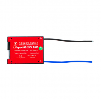 картинка BMS плата Lifepo4 24V 8S 20A симметрия от интернет магазина Radiovip