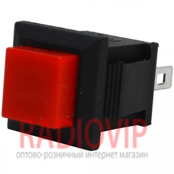 картинка Кнопка пит.квадр.мал.б\ф OFF-(ON) красная от интернет магазина Radiovip