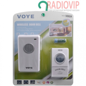 картинка Беспроводной дверной звонок VOYE V002A AC от интернет магазина Radiovip