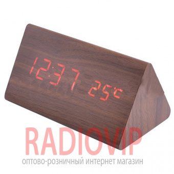 Часы сетевые 861-1 красные