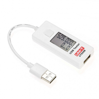 картинка Тестер USB UNI-T UT658B, (ток, емкость, напряжение) c кабелем от интернет магазина Radiovip
