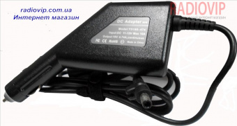 картинка Зарядное устройство для ноутбука автомобильное 12 V Samsung 19V-4.74A (5.5*3.0) от интернет магазина Radiovip