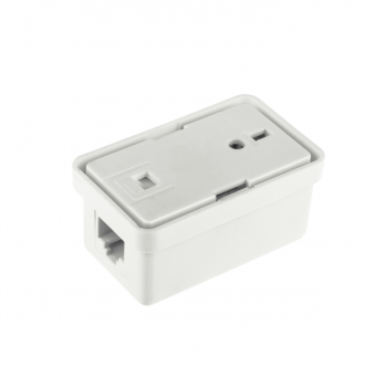 картинка Розетка Logicpower (LP-112) 1-порт.RJ-45.кат.5е UTP от интернет магазина Radiovip