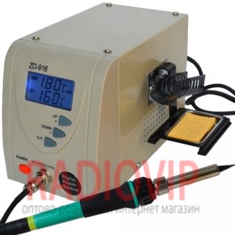 картинка Паяльная станция цифровая ZD-916, 60W, 160-480*C от интернет магазина Radiovip