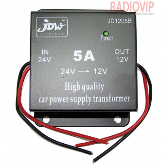 картинка Инвертор 24V в 12V 5A от интернет магазина Radiovip