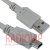 картинка Шнур штекер USB А -штекер mini USB 5pin, 0,1м от интернет магазина Radiovip