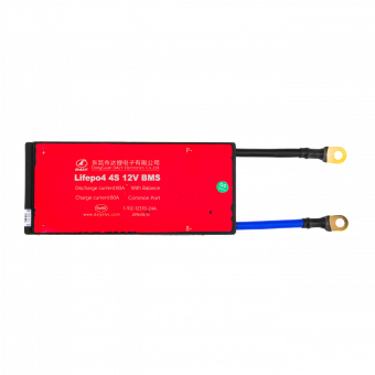 картинка BMS плата Lifepo4 12V 4S 80A симметрия от интернет магазина Radiovip