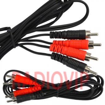картинка Шнур соединительный 2RCA х 2RCA  1,8м. JAPAN от интернет магазина Radiovip