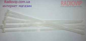 картинка Стяжки 500х8,0 белые (пачка по 100шт.) от интернет магазина Radiovip