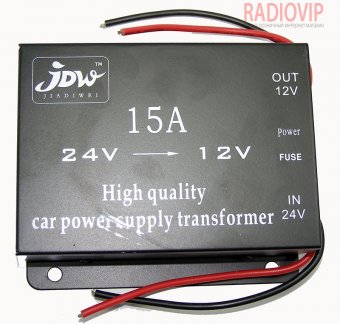 картинка Инвертор 24V в 12V 15A от интернет магазина Radiovip